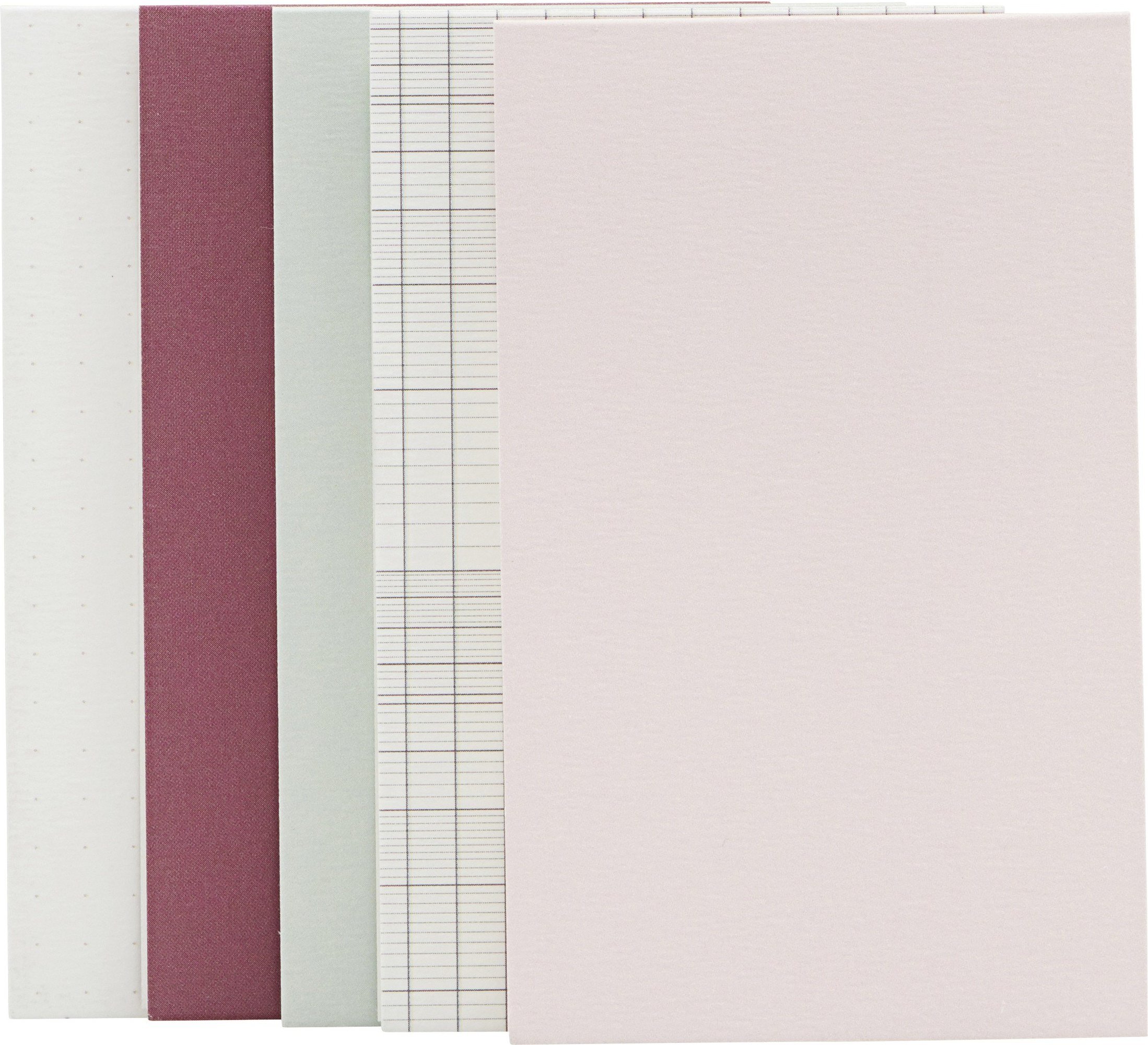 Kartki Monograph 5 szt. jednokolorowe