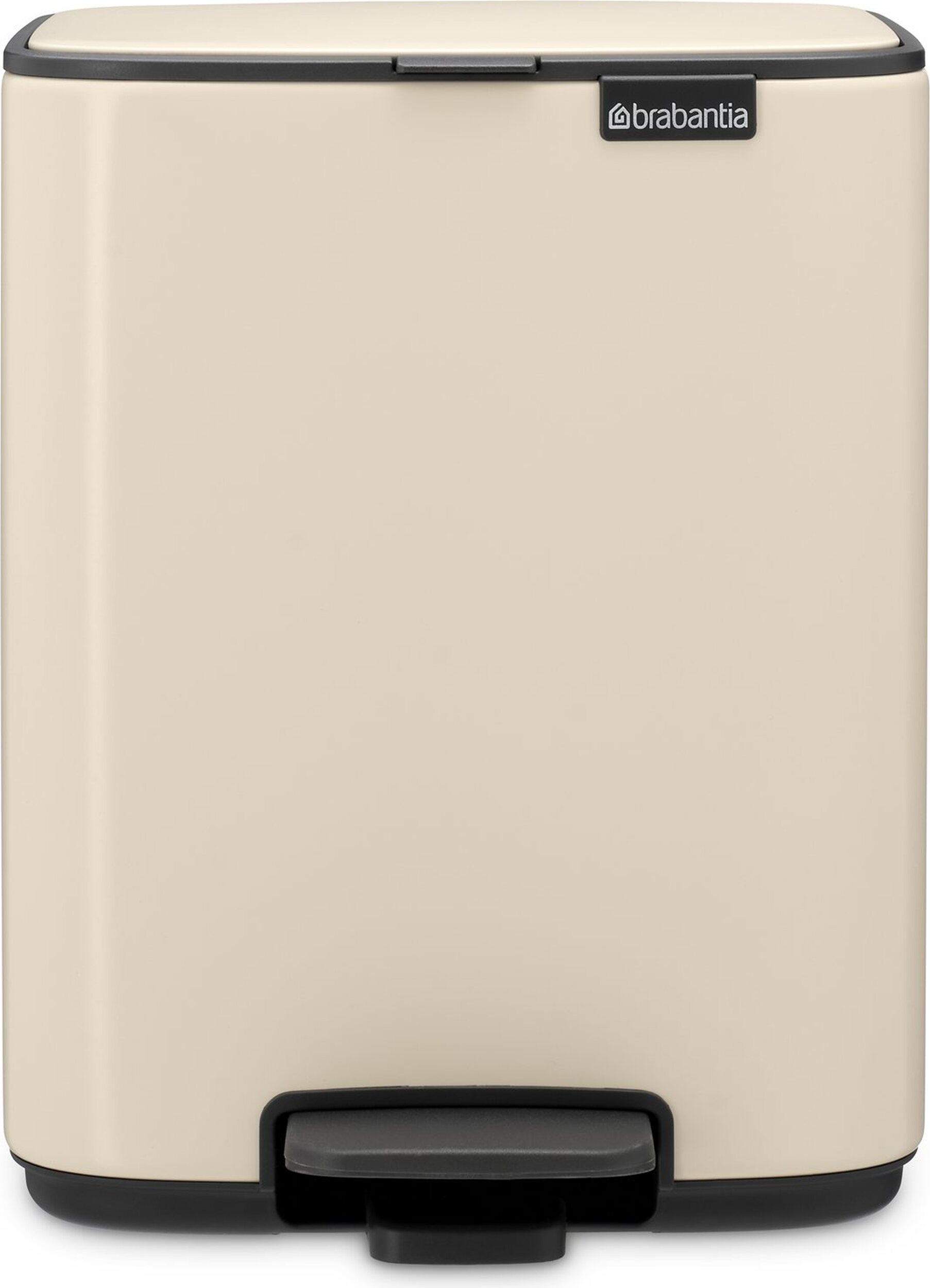 Kosz na śmieci pedałowy Bo 7 l beżowy