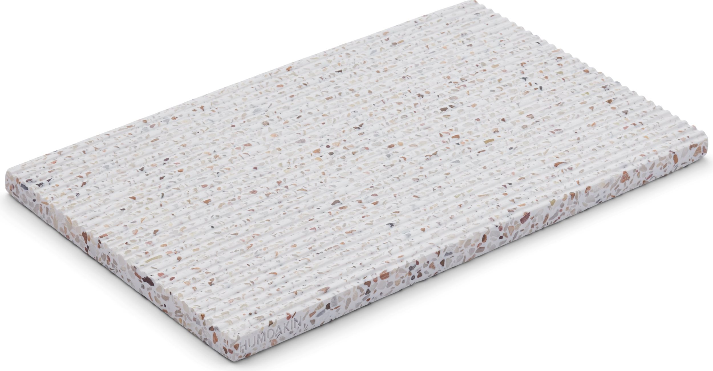 Deska do serwowania Humdakin Terrazzo 15 x 25 cm beżowa z wgłębieniami