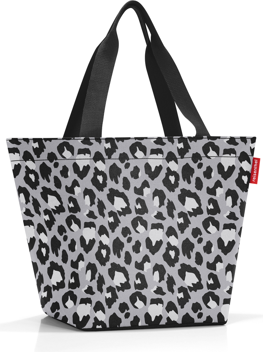 Torba Shopper w panterkę M szara