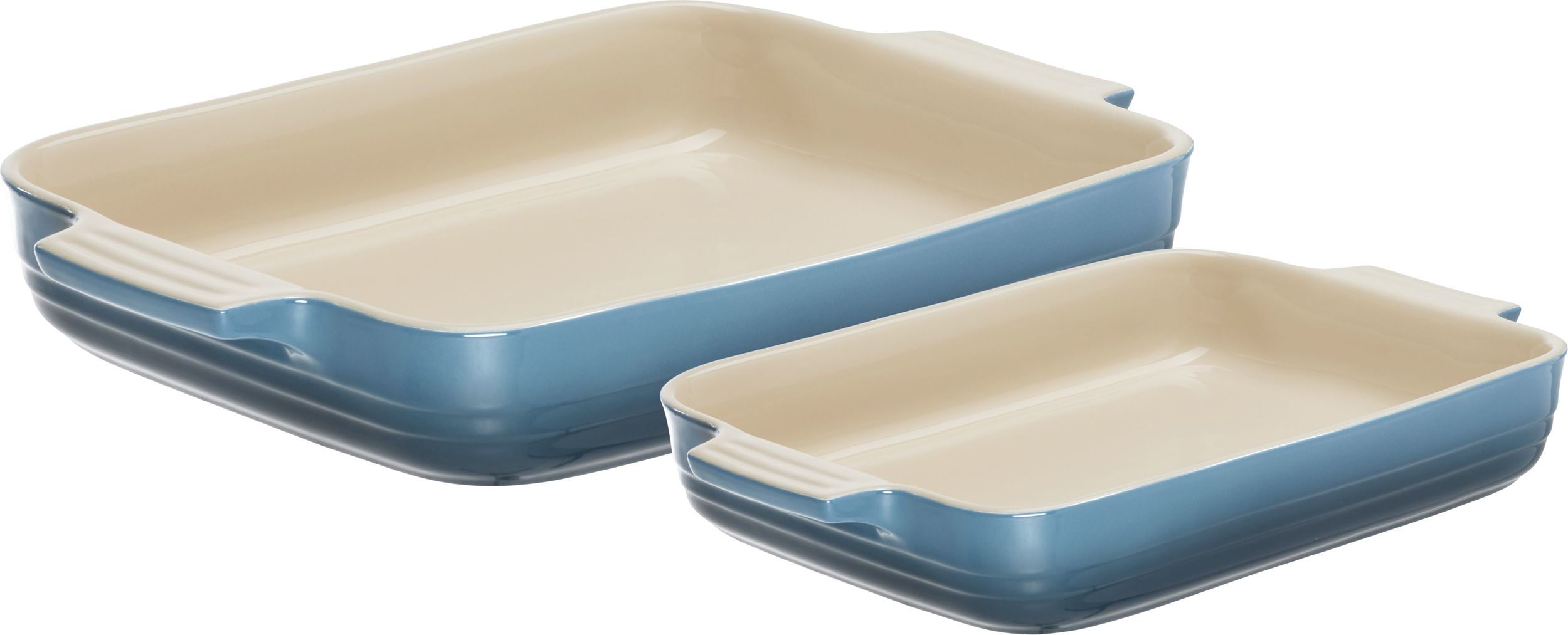 Formy do pieczenia Le Creuset prostokątne lazurowe 2 szt.