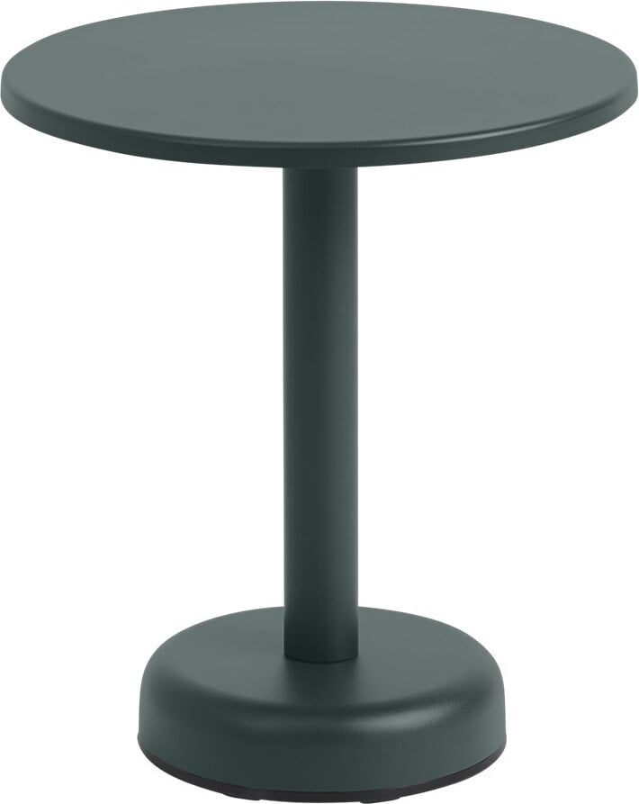 Stolik kawowy Linear okrągły 42 x 47 cm ciemnozielony