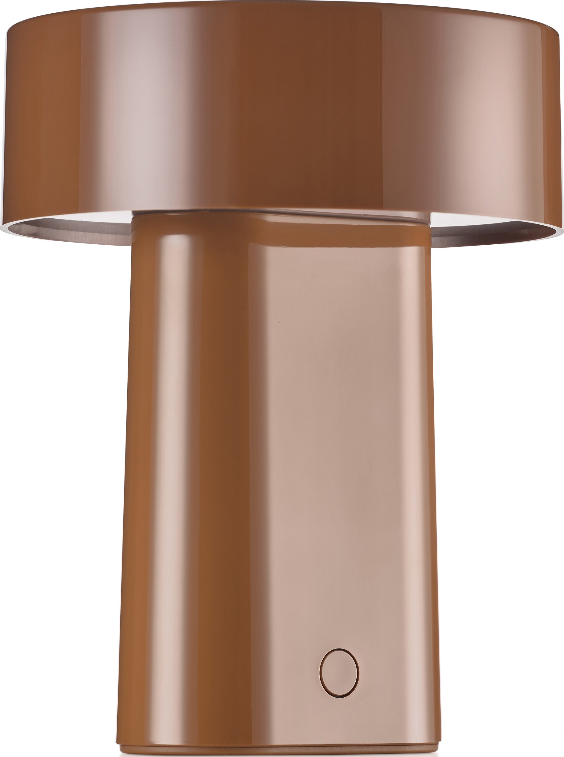 Lampa stołowa bezprzewodowa Oblong brązowa