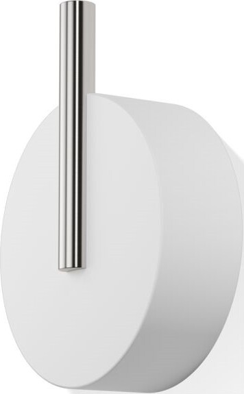 Wieszak haczyk na ręcznik Stone L stal matowa-biały