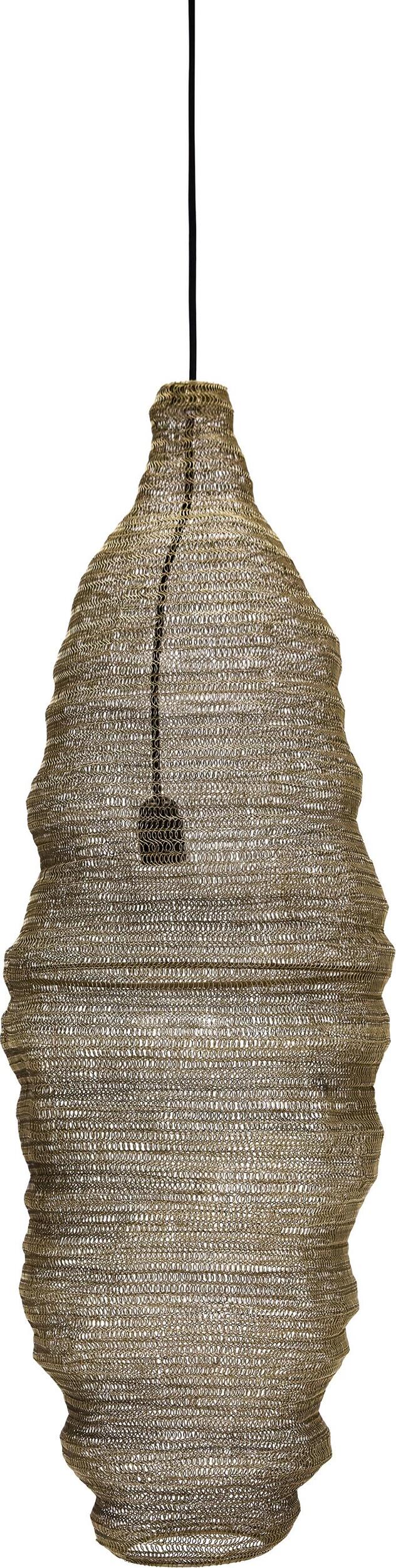 Lampa wisząca Mesh szampańska