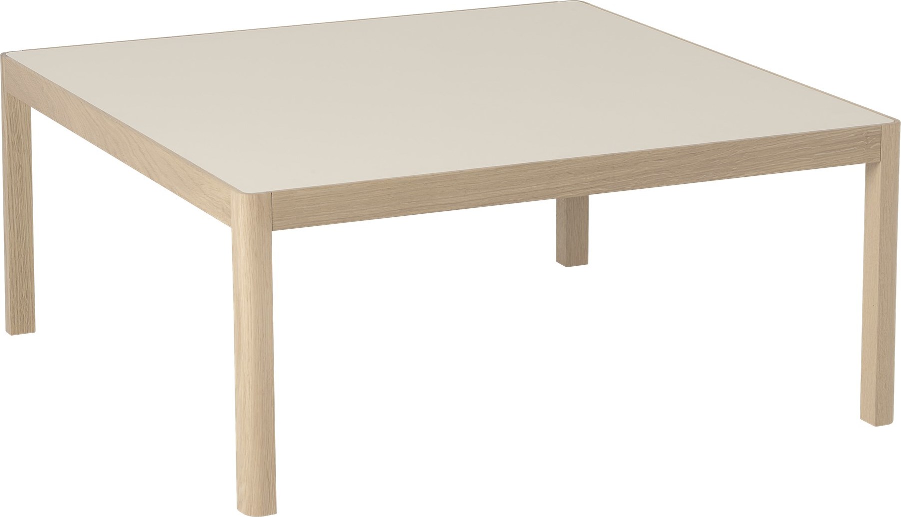 Stolik kawowy Workshop 86 x 86 cm szary linoleum