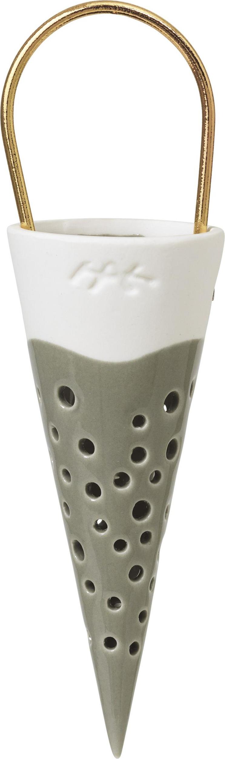 Dekoracja świąteczna Nobili 15,5 cm oliwkowa