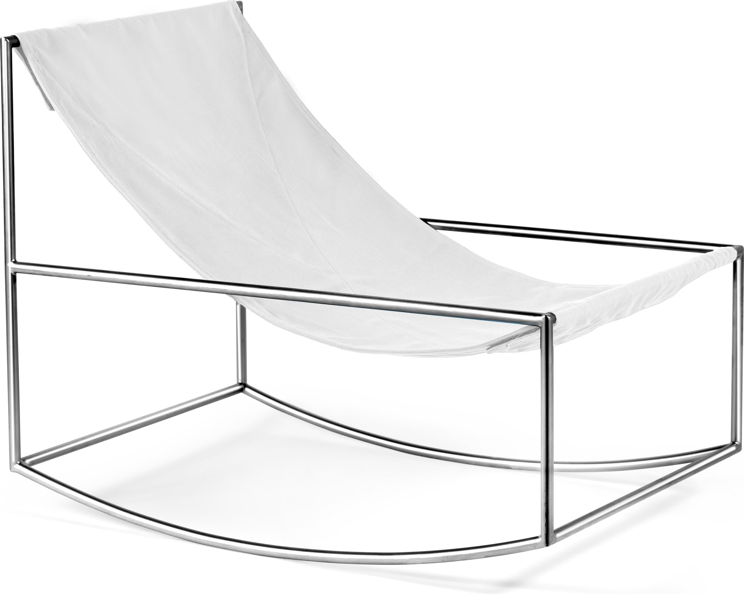 Leżak ogrodowy Serax 60 cm biały