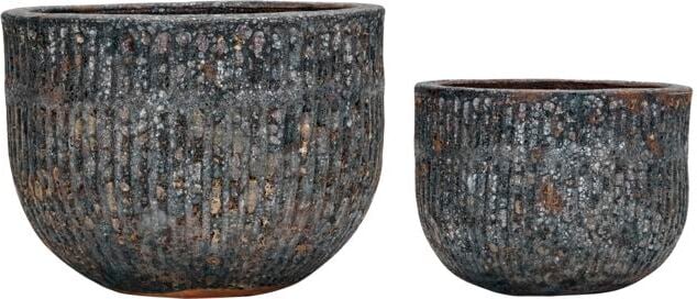 Osłonki na doniczki Suco szare 2 szt.