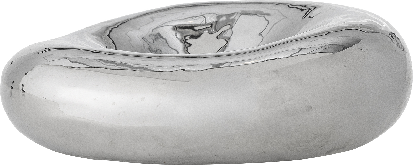 Miseczka dekoracyjna Shine 18 cm srebrna