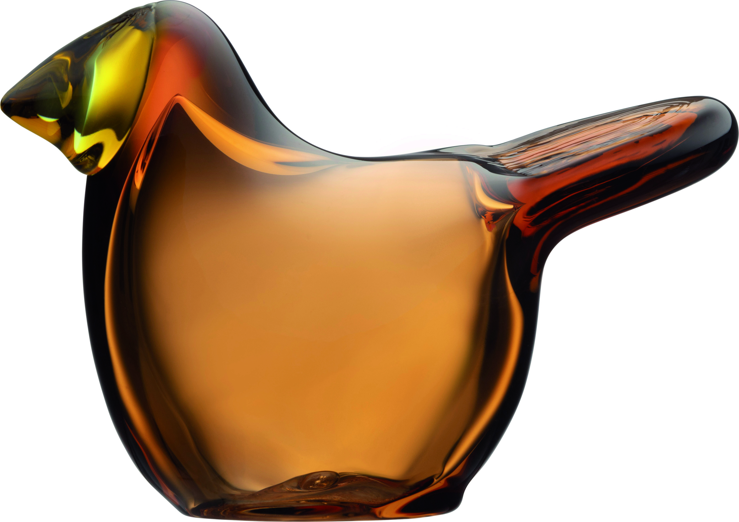 Dekoracja Flycatcher miedziana szklana