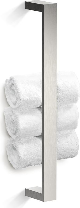 Wieszak reling na ręczniki Contract pionowy 38 cm stal matowa