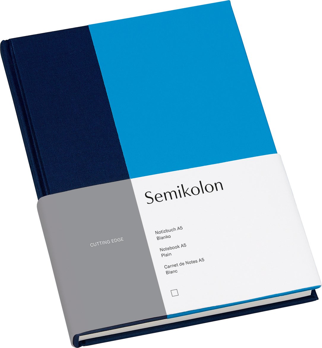 Notes gładki Cutting Edge A5 granatowo-niebieski