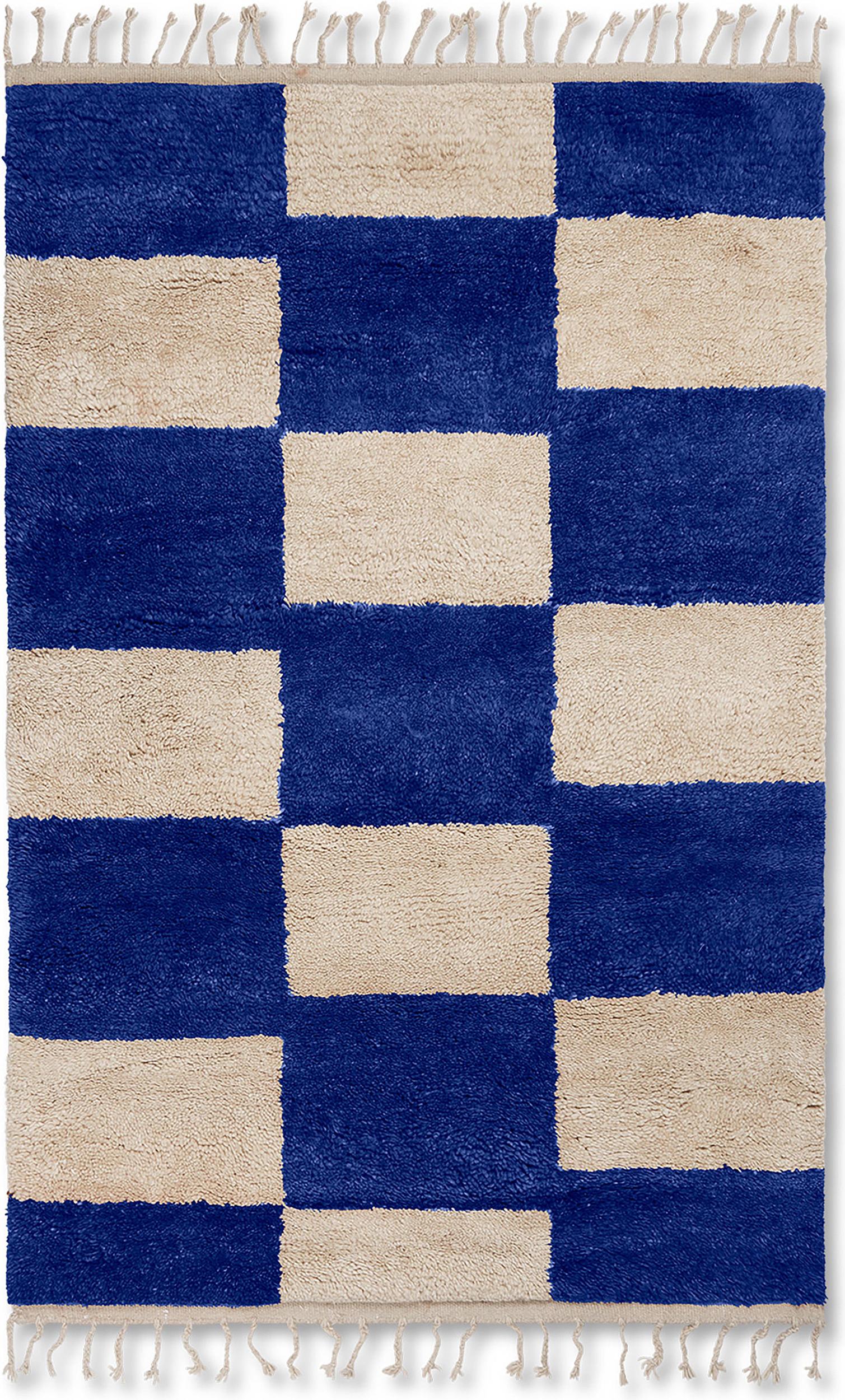 Dywan Mara 120 x 180 cm kremowo-niebieski