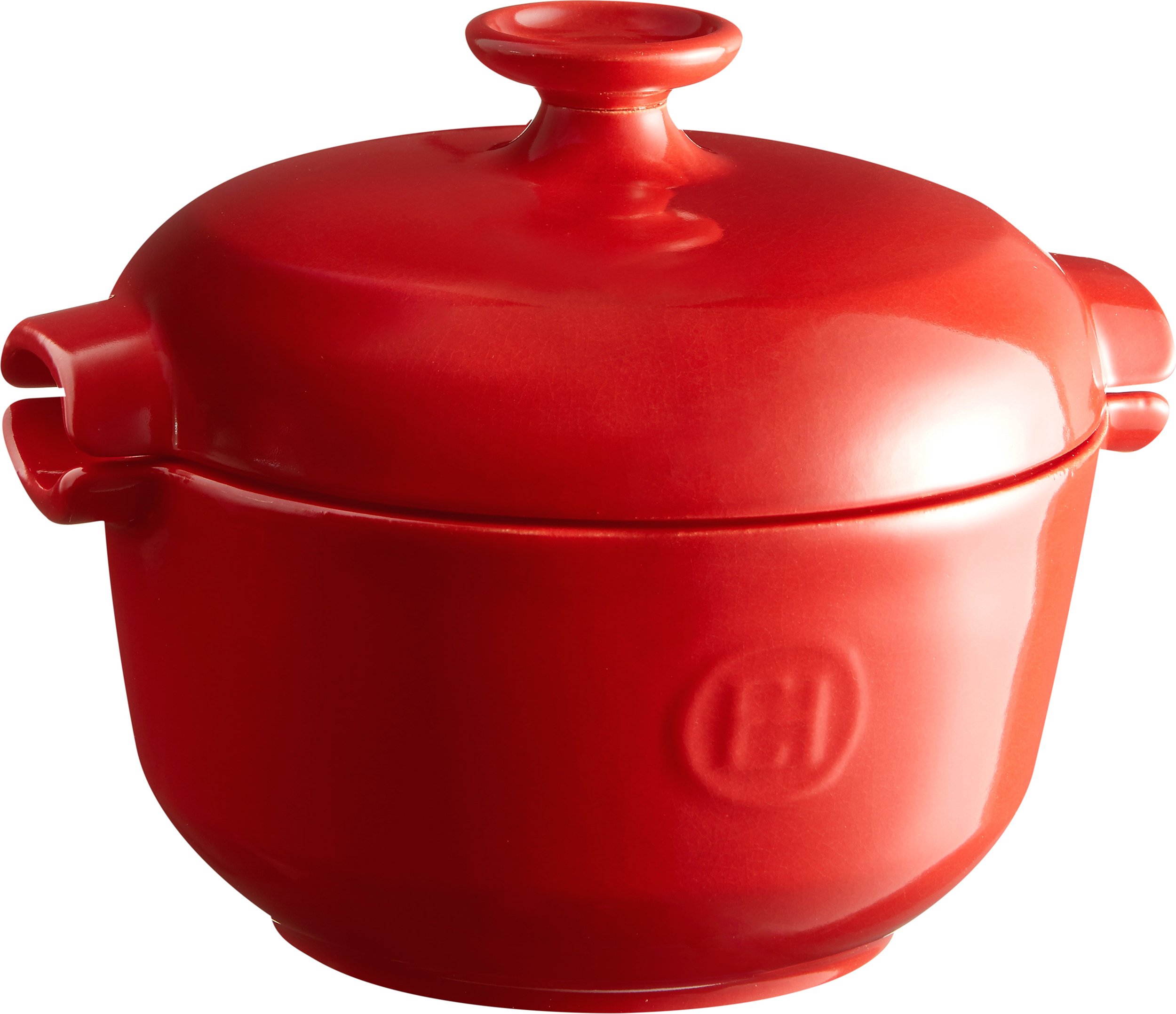 Garnek do gotowania ryżu Emile Henry czerwony