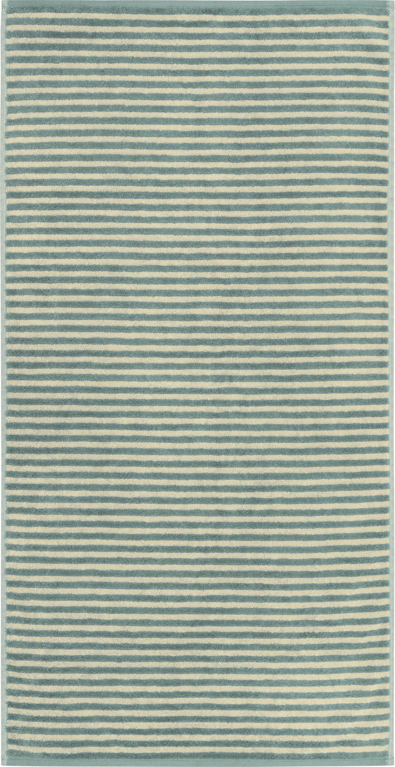 Ręcznik Lines w paski 80 x 150 cm zielony