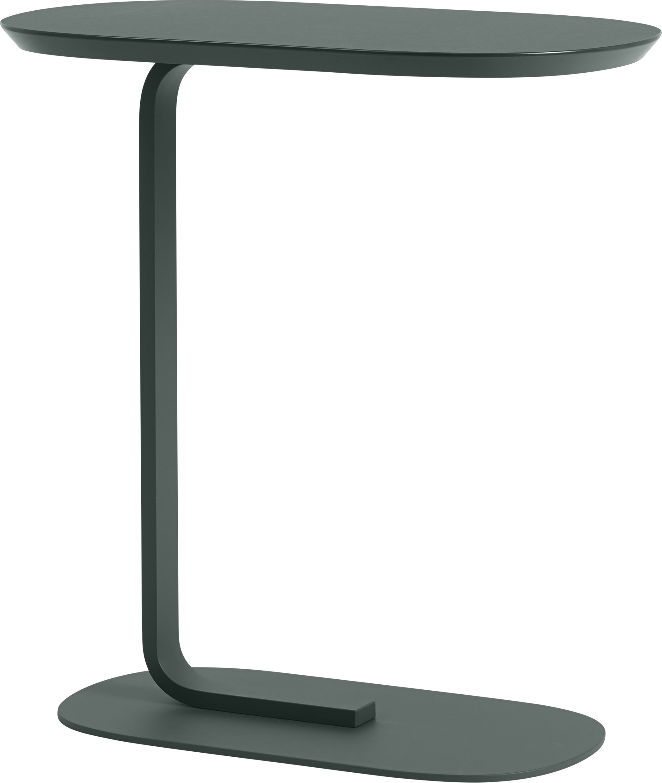Stolik boczny Relate 60,5 cm ciemnozielony