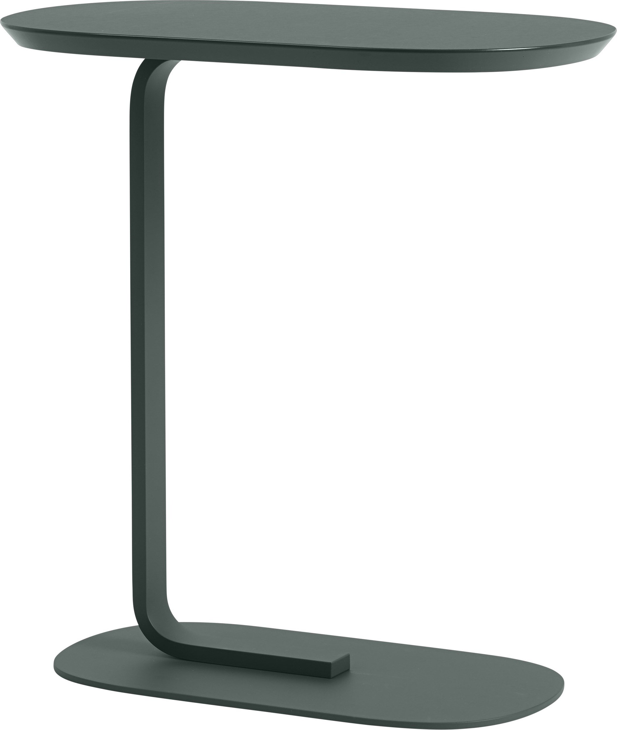 Stolik boczny Relate 60,5 cm ciemnozielony