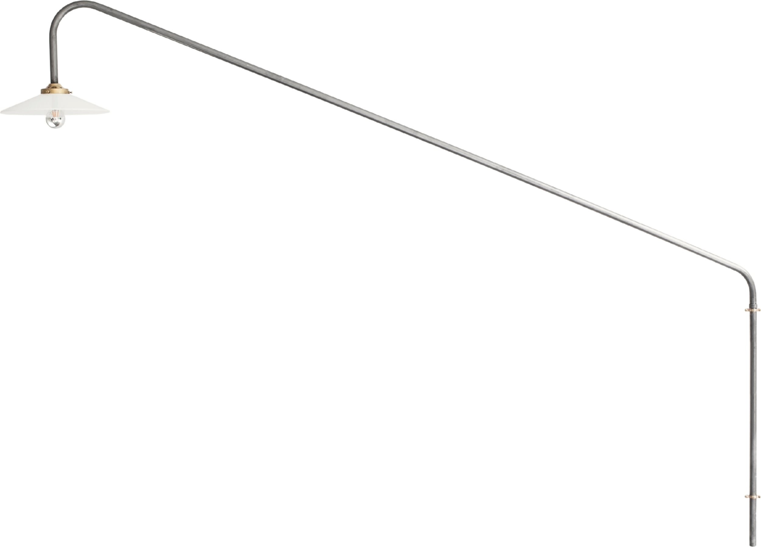 Lampa ścienna N°1 140 cm szara