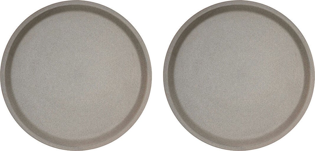 Talerze obiadowe Yuka 27 cm szare 2 szt.