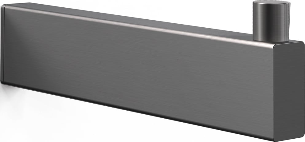 Uchwyt na papier toaletowy Linea 13 cm grafitowy z powłoką PVD