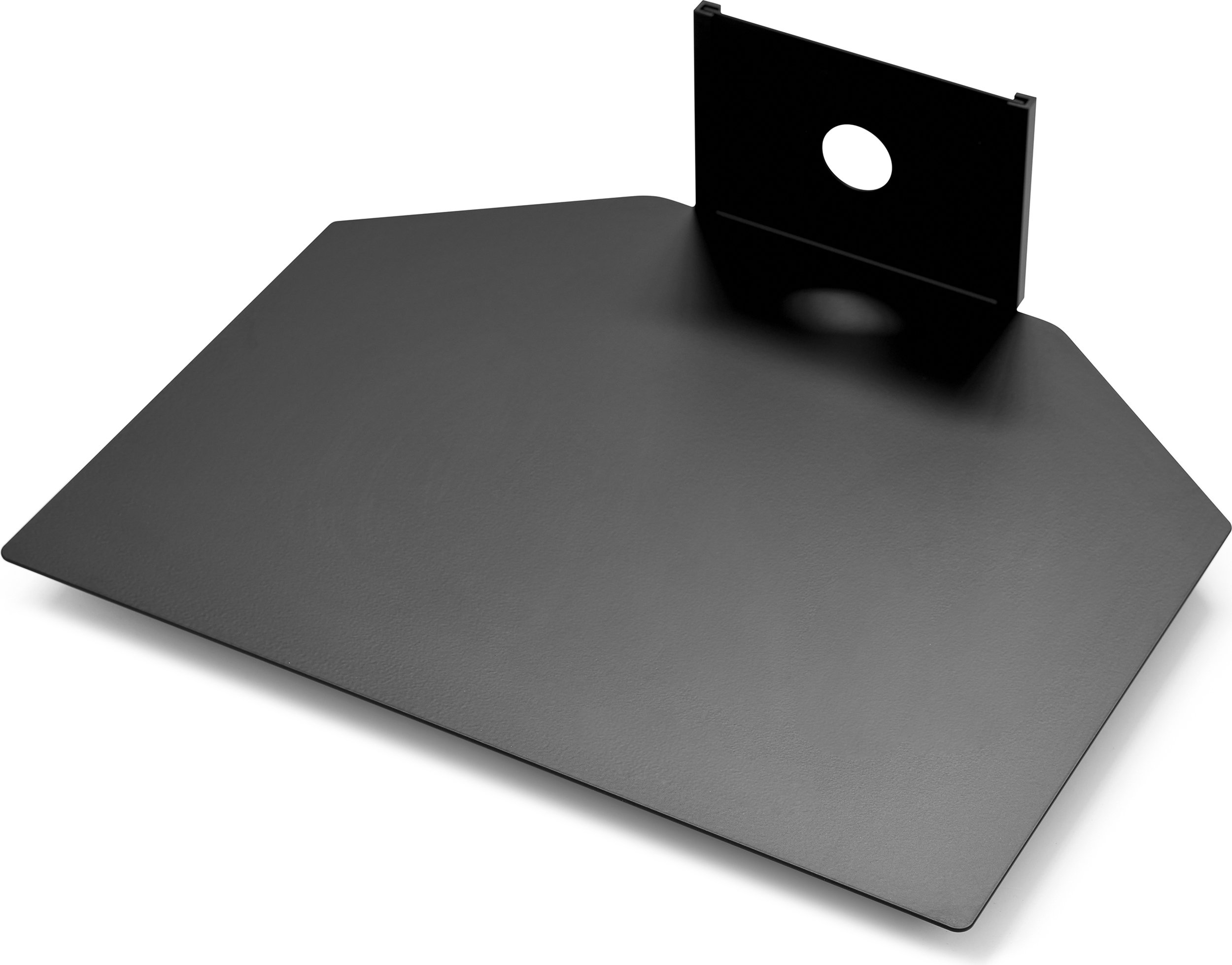 Półka i biurko do regału Ptolomeo czarna 2 w 1