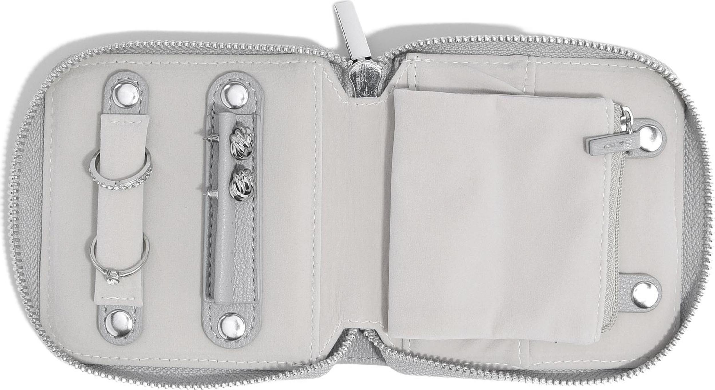 Pudełko podróżne na biżuterię z miejscem na pierścionki Stackers Pebble małe kamienna szarość