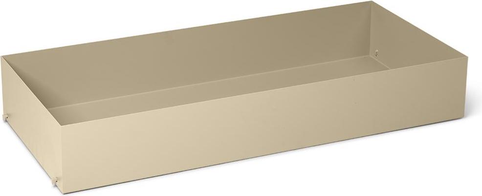 Półka do regału Punctual głęboka beżowa metalowa