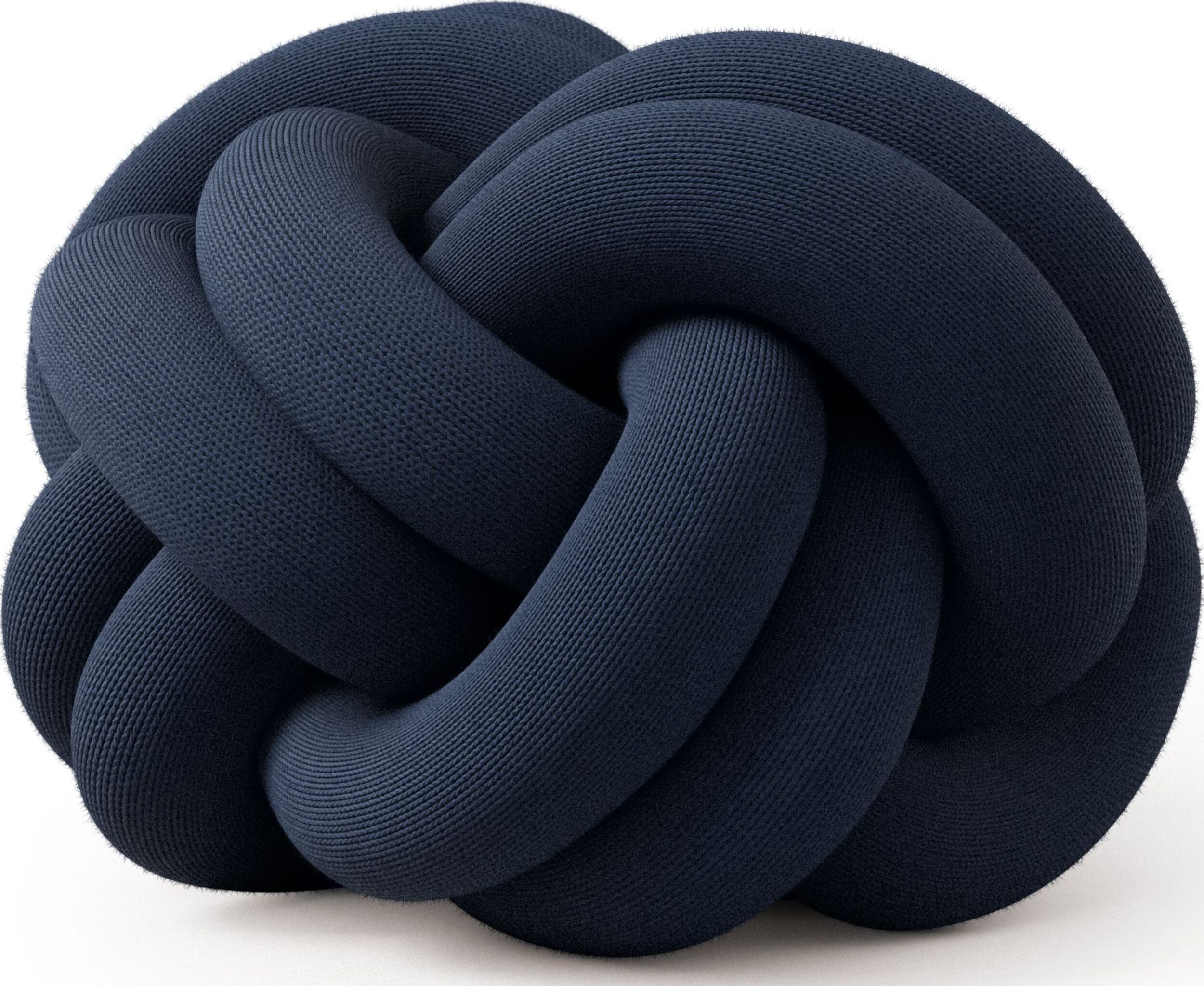 Poduszka dekoracyjna Knot granatowa