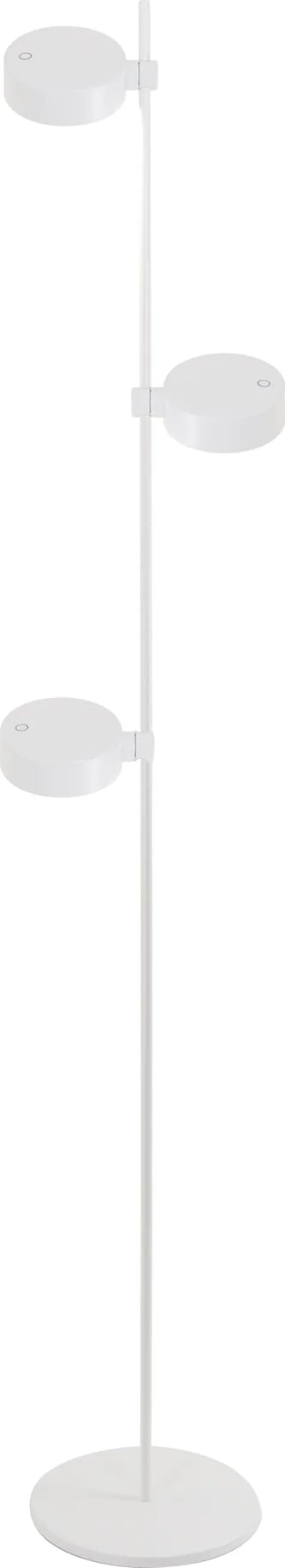 Lampa podłogowa bezprzewodowa Super O 160 cm biała potrójna