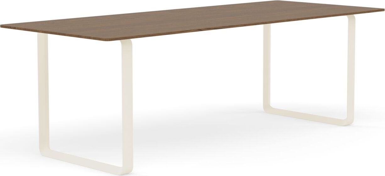 Stół Muuto 225 x 90 cm ciemny dąb nogi piaskowe