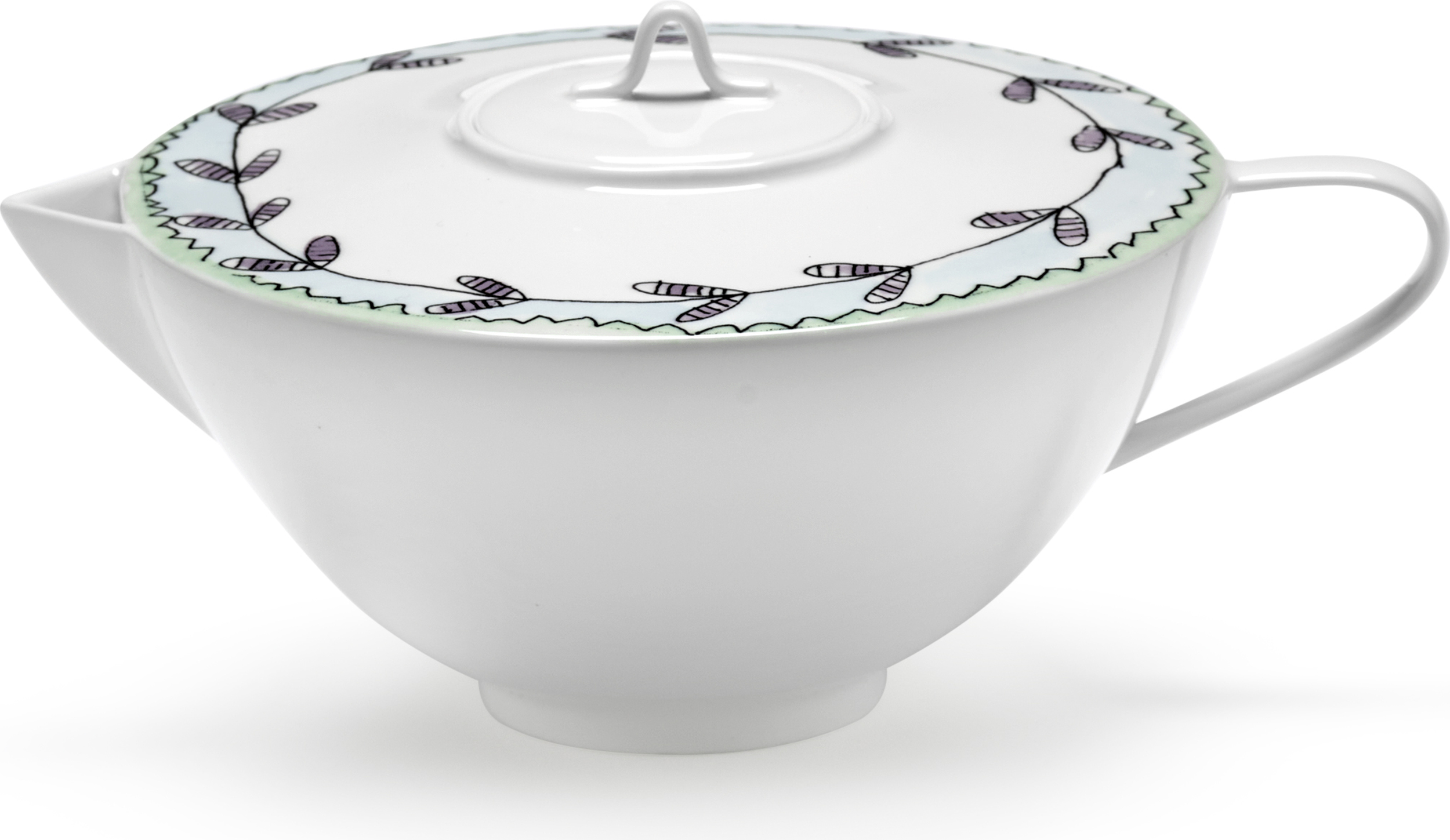 Dzbanek do herbaty Midnight Flowers Blossom Milk 850 ml