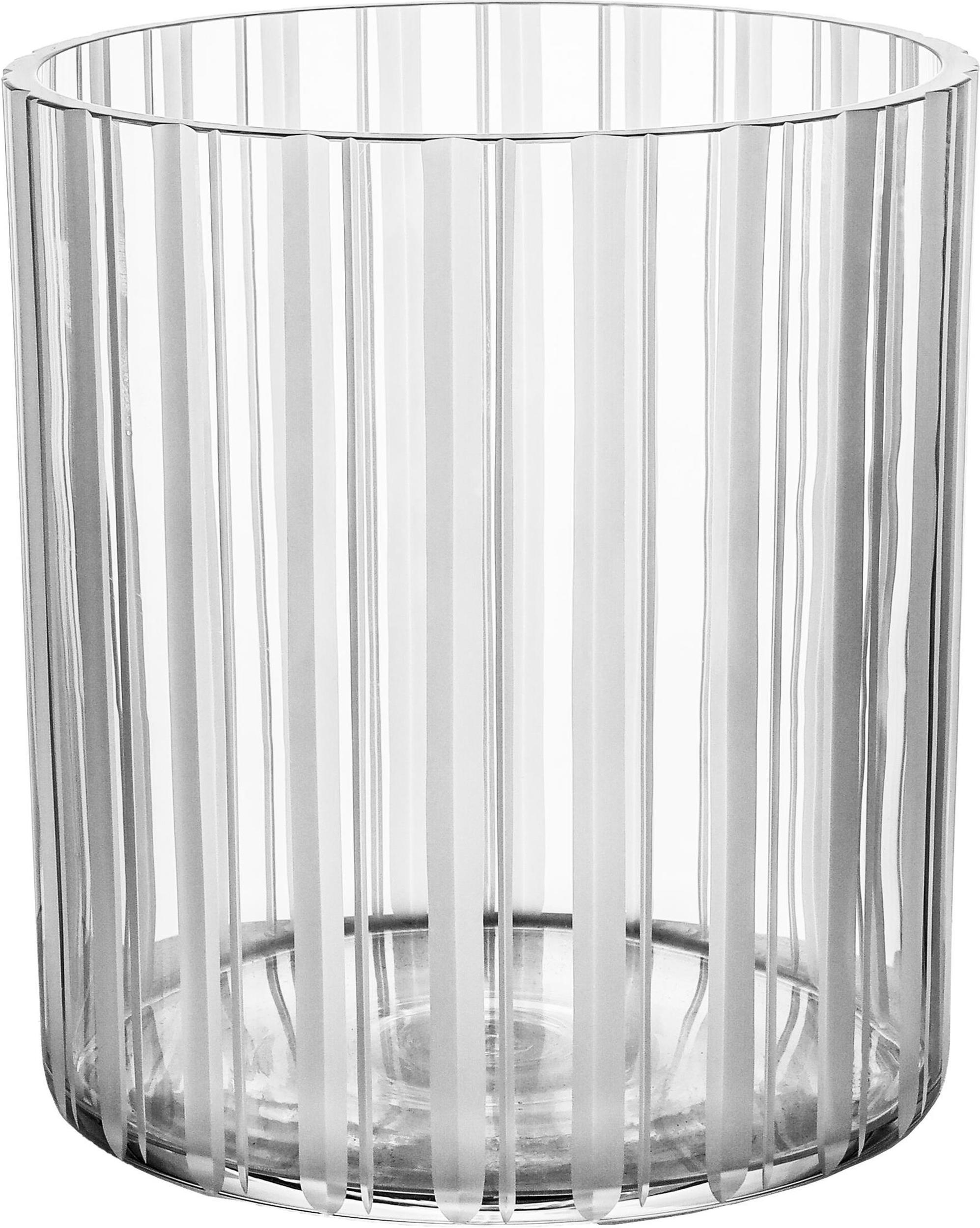 Wazon Cut in Number paski 20 cm