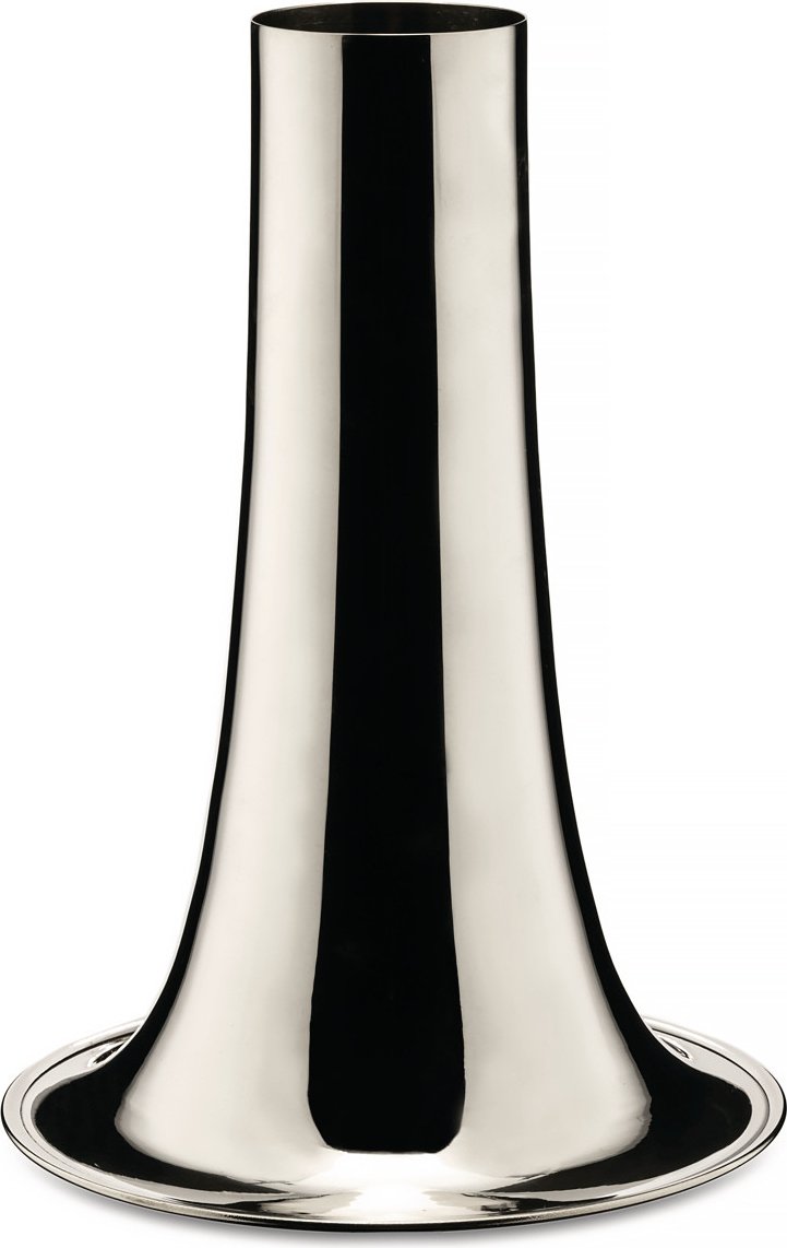 Wazon Il Tornitore Matto Trumpet szeroki mosiądz posrebrzany