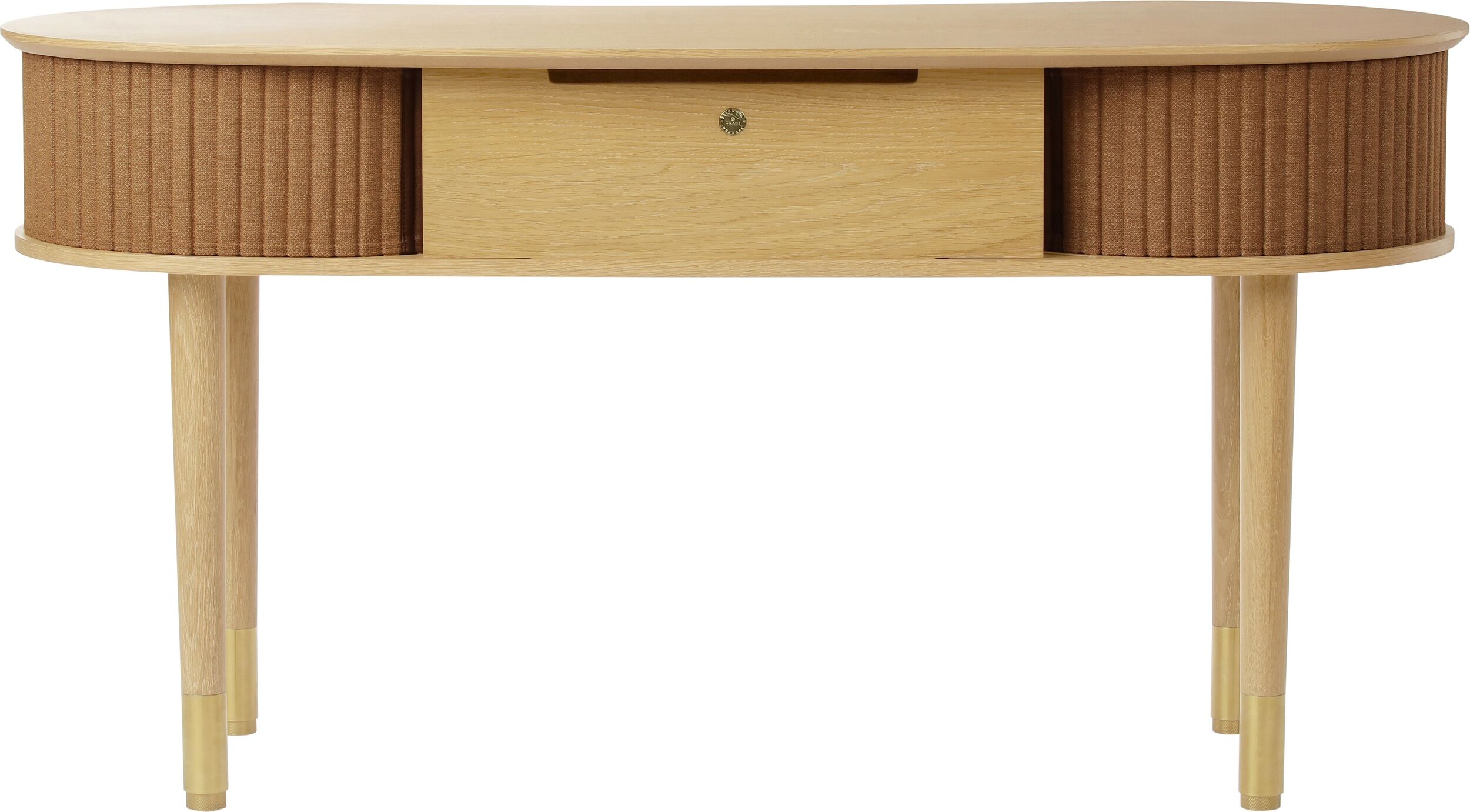 Biurko Audacious brązowe dąb