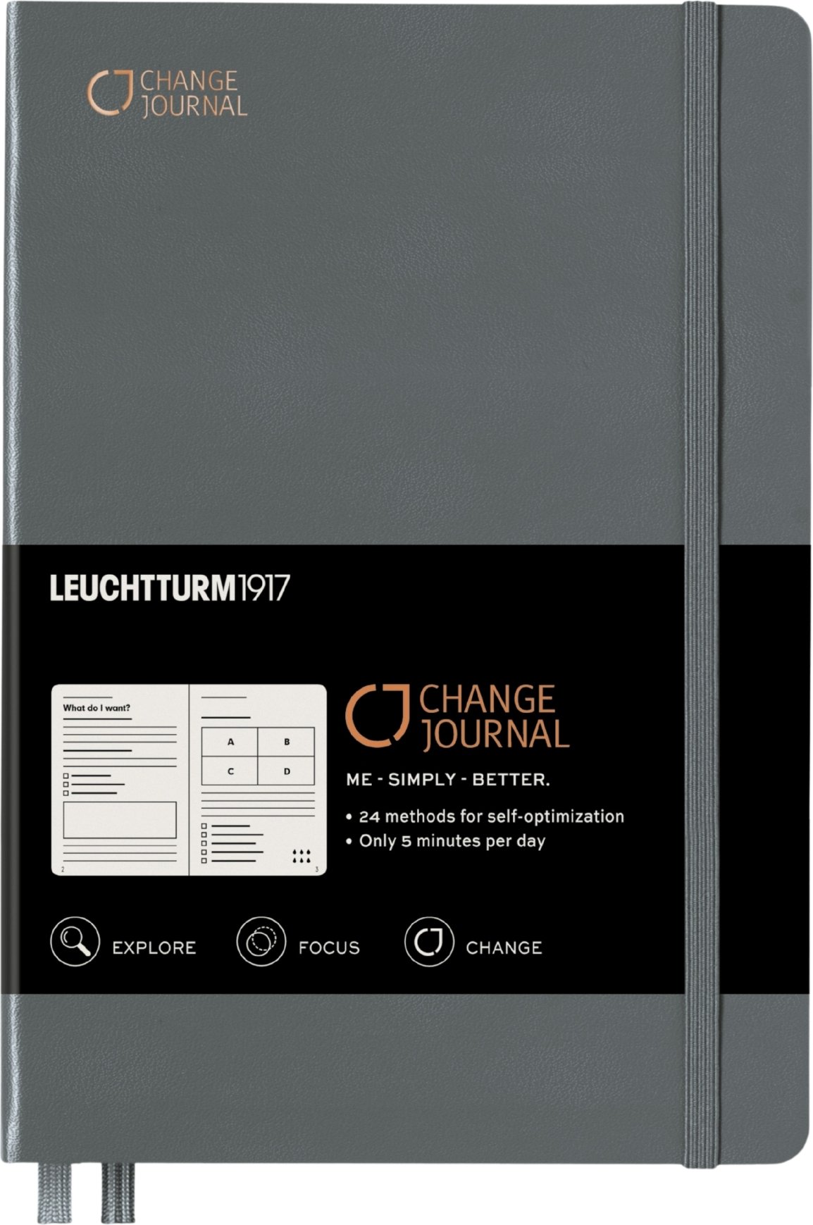 Notes Change Journal A5 antracytowy