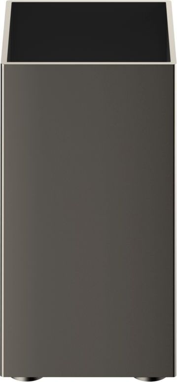 Pojemnik łazienkowy Corner 8 cm ciemny metal mat