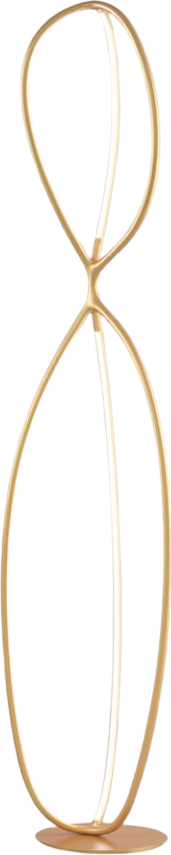 Lampa stojąca Arrival złota