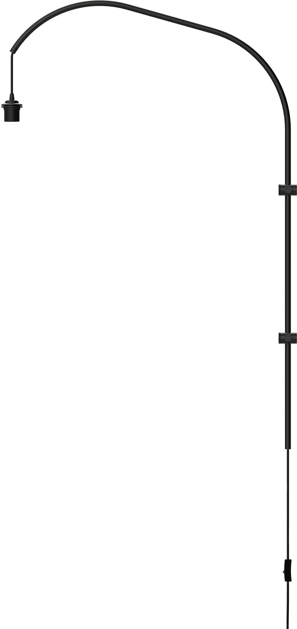 Ramię do lamp Willow Single czarne