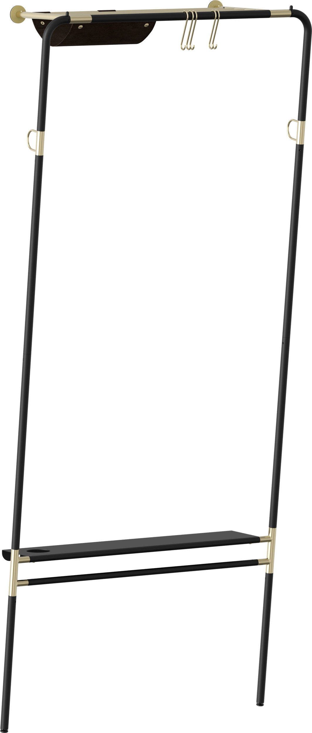 Wieszak Lean On Me czarny