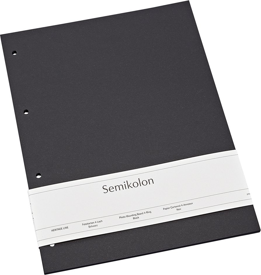 Strony uzupełniające do albumu na zdjęcia Photograph 4 Ring czarne 20 szt.