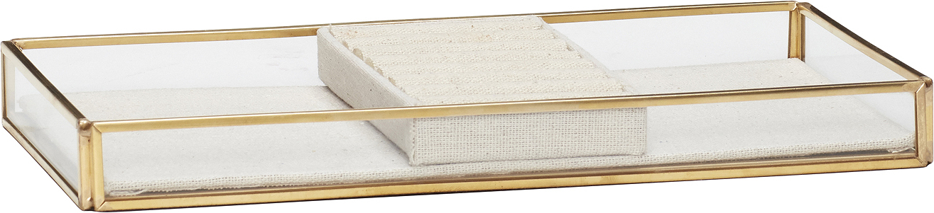 Szkatułka na biżuterię Hübsch 151105 szklana