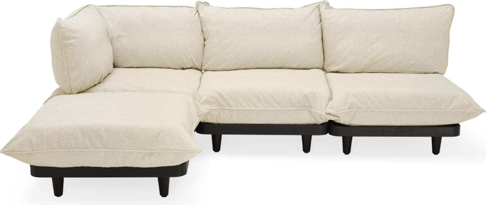 Narożnik lewostronny Paletti beżowy 4 el.