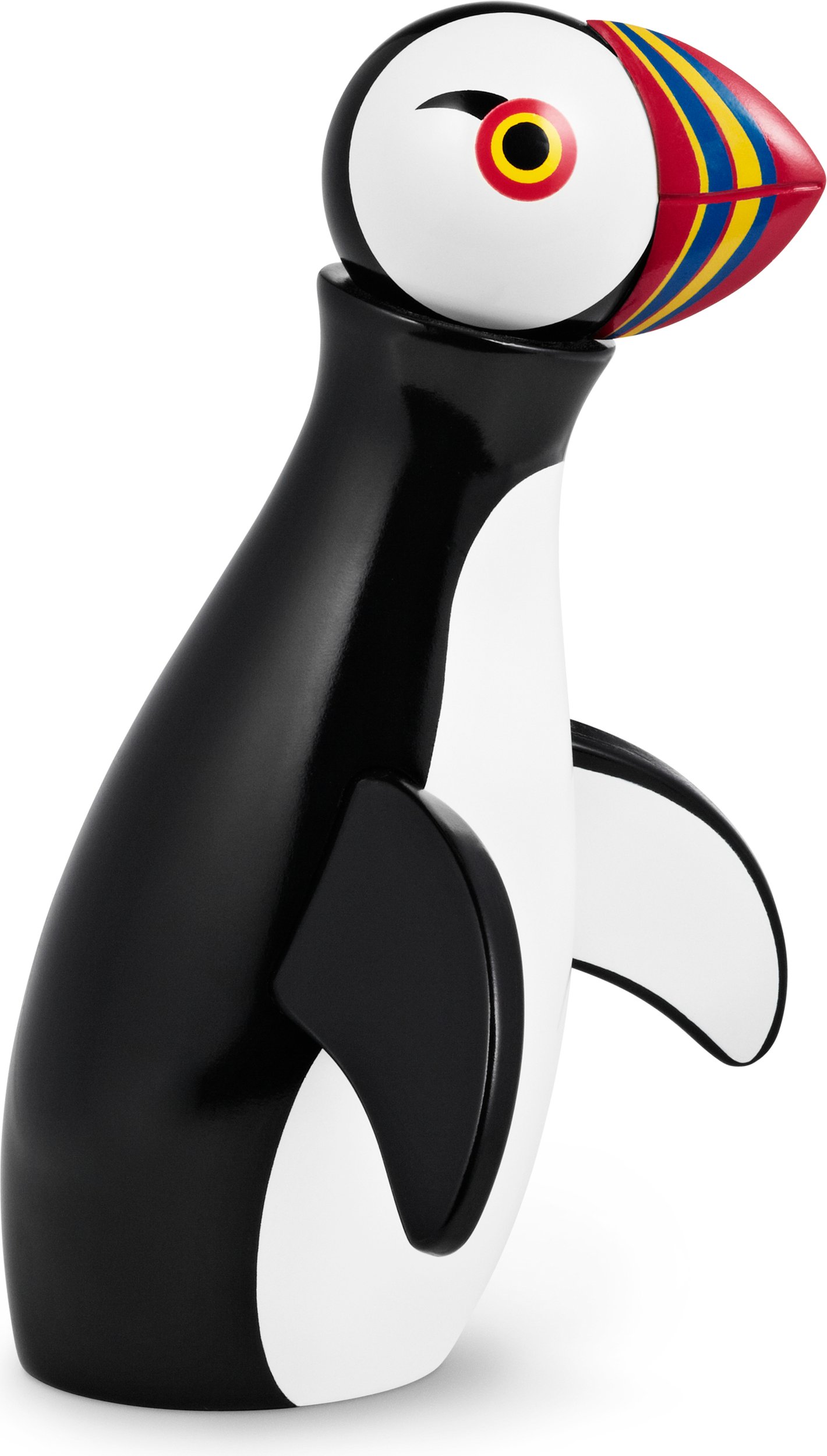 Dekoracja Puffin 13,5 cm drewniana