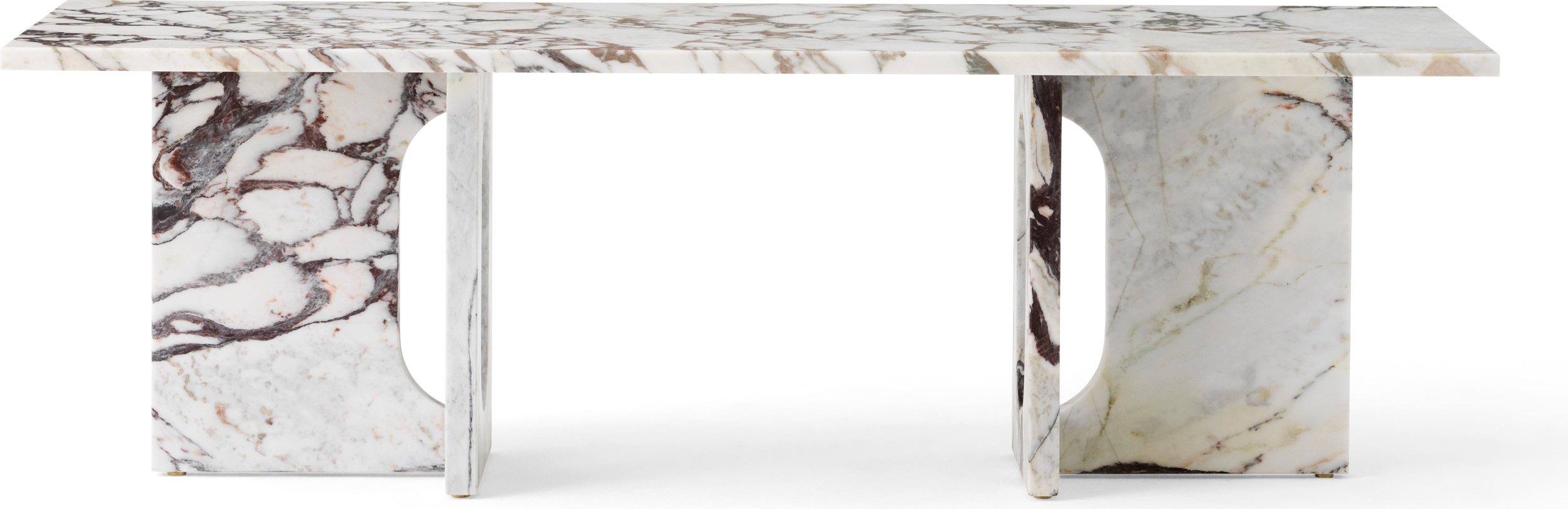 Stolik kawowy Androgyne Calacatta Viola 120 cm marmurowy