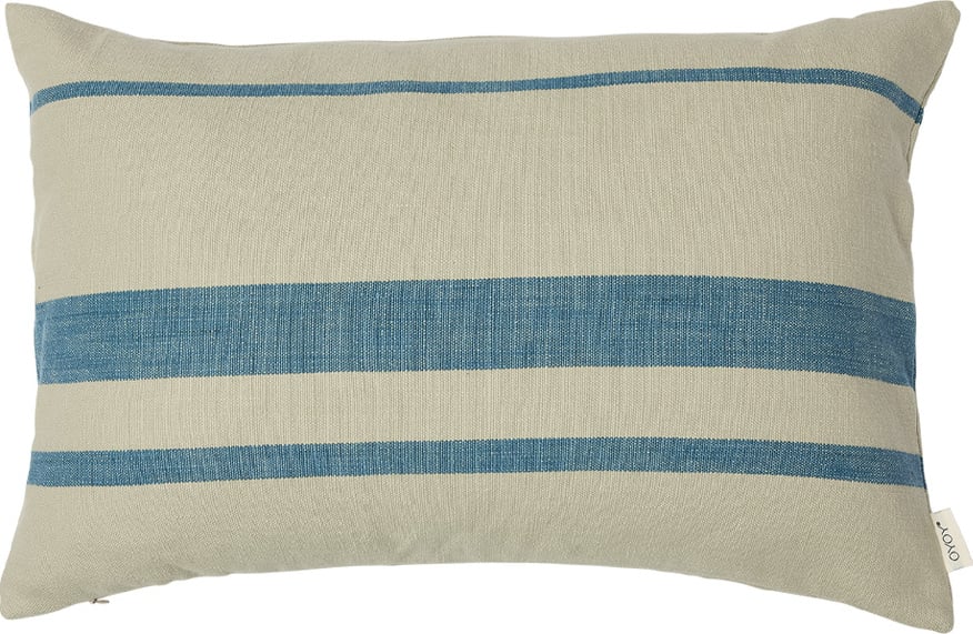 Poszewka dekoracyjna Sofuto 40 x 60 cm beżowo-niebieska