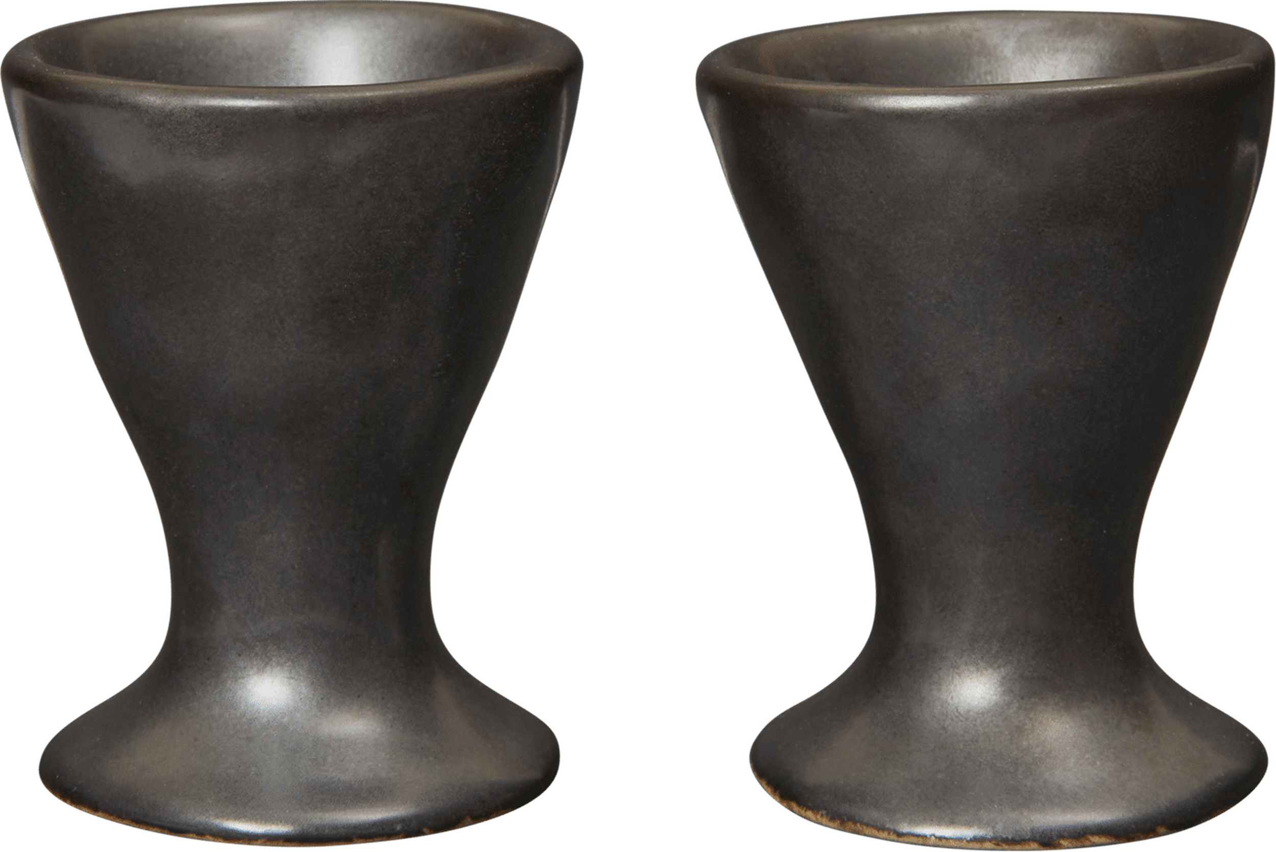 Kieliszki do jajek Flow czarne 2 szt.