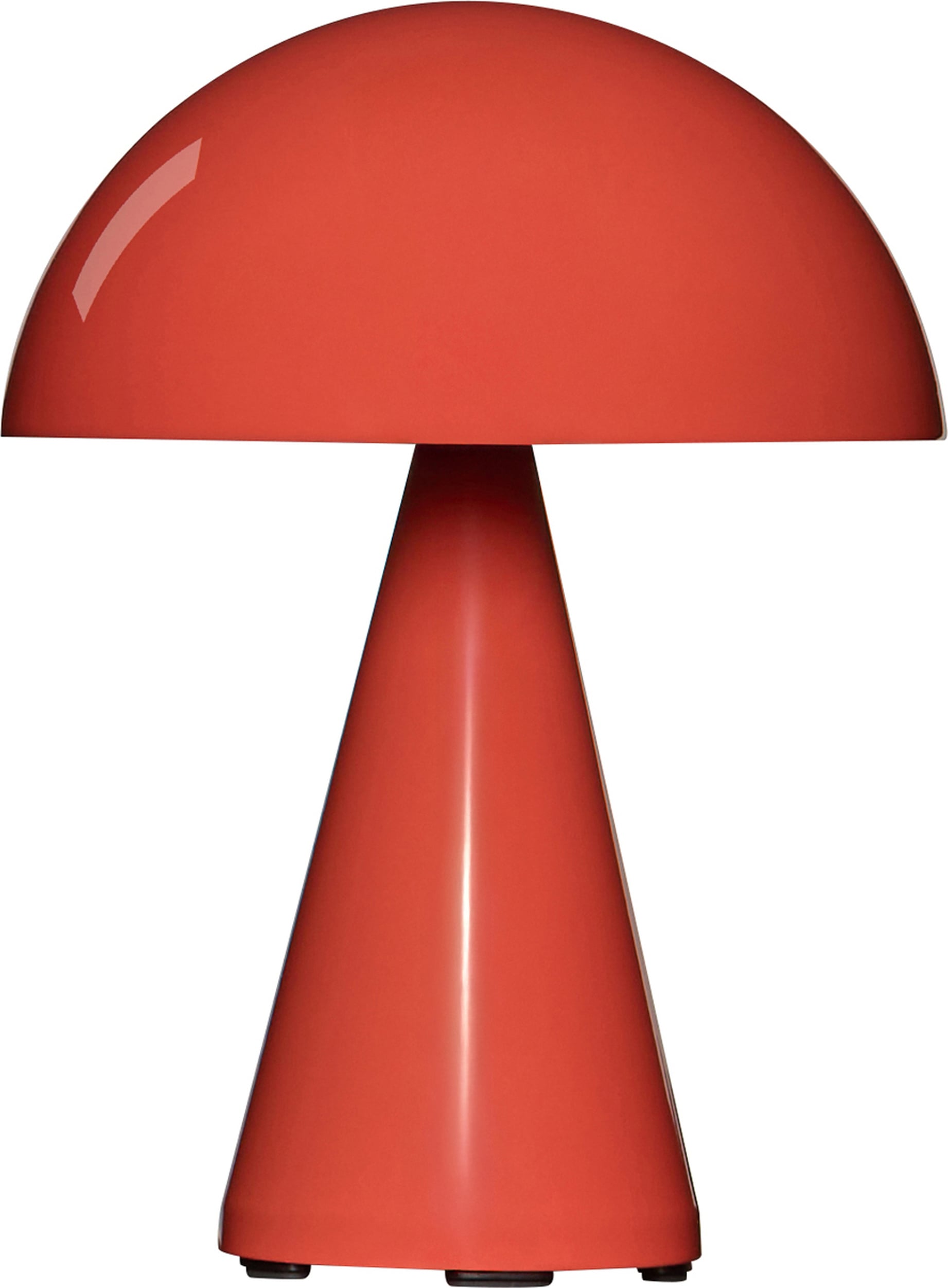 Lampa stołowa bezprzewodowa Mush 20 cm czerwona