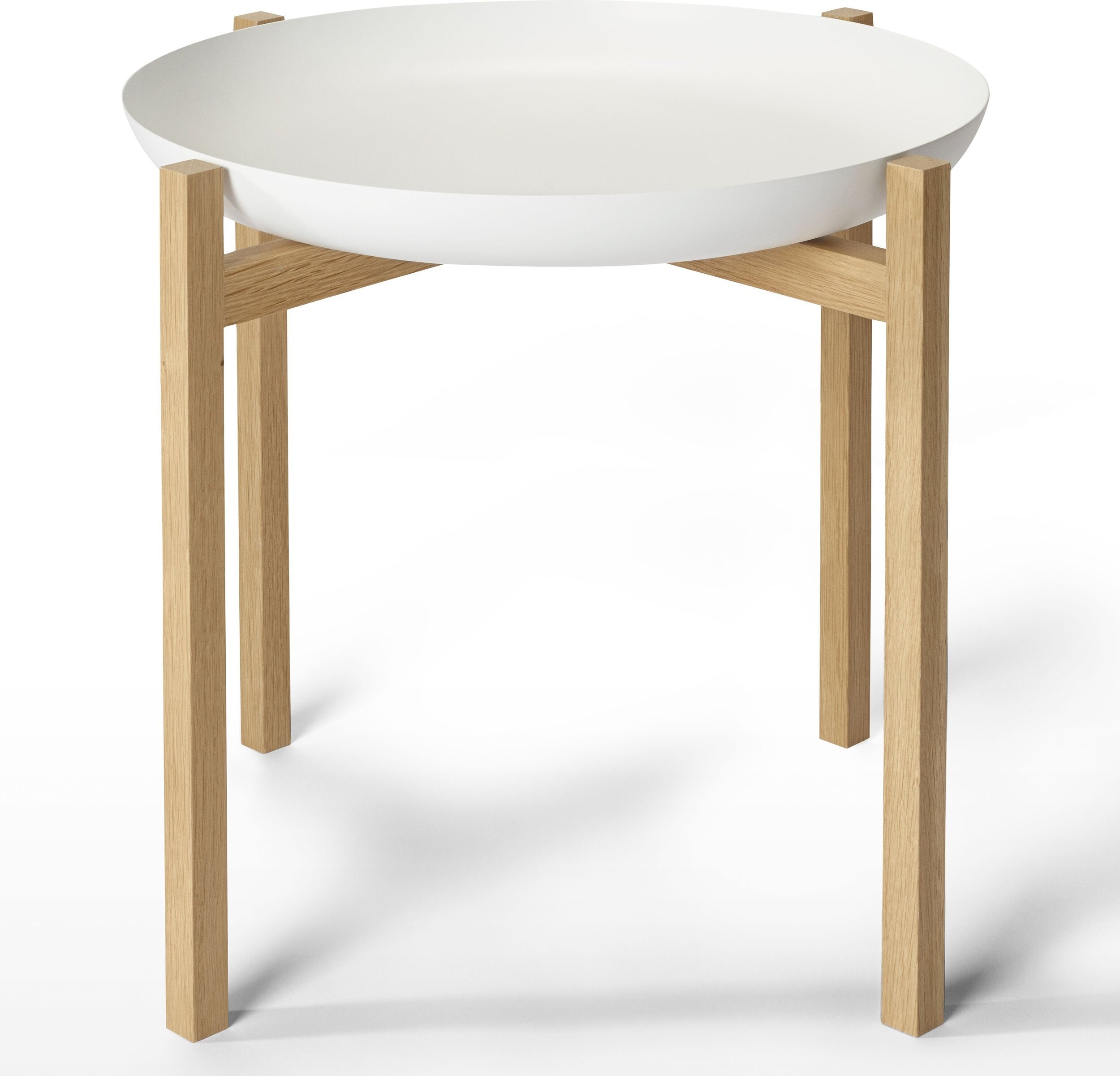 Stolik kawowy Tablo wysoki biały