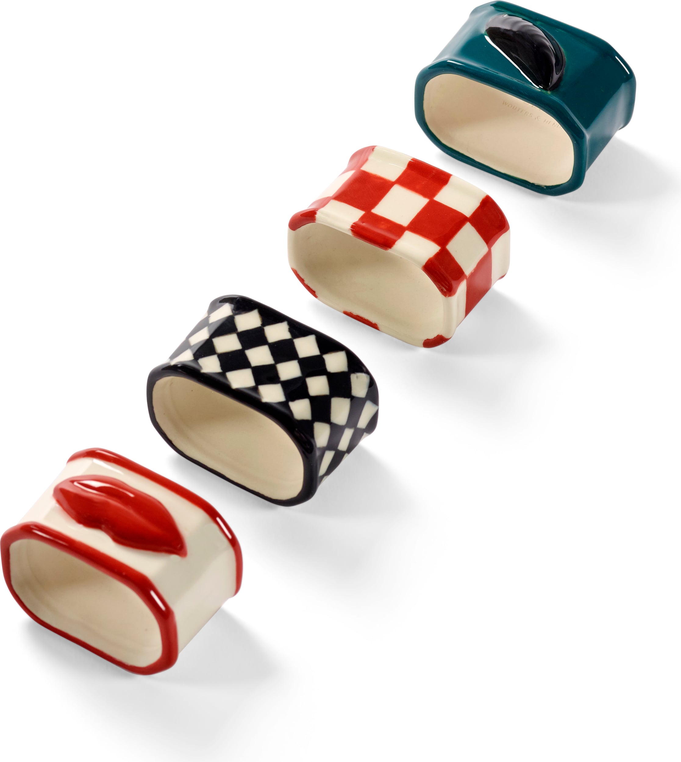 Obrączki na serwetki Les Objets Mouleversants 4 szt.